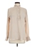Adrienne Vittadini 100% Polyester Ivory Long Sleeve Blouse Size M - photo 1