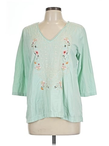 JW Los Angeles 3/4 Sleeve Blouse (view 1)