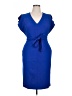 Eliza J Blue Cocktail Dress Size 14 - photo 1