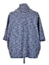 Lane Bryant Tweed Blue Poncho Size 22 - 24 Plus - photo 2