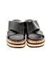 Chloé 100% Leather Black Wedges Size EU 37 - photo 2