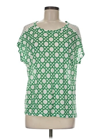 Ann Taylor Short Sleeve Blouse (view 1)