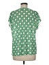 Ann Taylor Green Short Sleeve Blouse Size M - photo 2