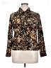 Christopher & Banks Print Gold Jacket Size XL (petite) - photo 1
