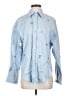 Express Stars Blue Long Sleeve Button-Down Shirt Size S - photo 1