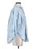 Express Stars Blue Long Sleeve Button-Down Shirt Size S - photo 4