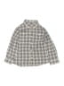 Crewcuts Checkered-gingham Ivory Long Sleeve Button-Down Shirt Size 4 - photo 1