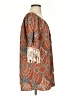 Umgee Paisley Orange Brown 3/4 Sleeve Blouse Size S - photo 4