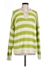 Lands' End Stripes Green Pullover Sweater Size L - photo 1