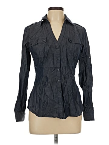 Express Design Studio Long Sleeve Blouse (view 1)