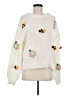 Doe & Rae 100% Polyester Floral Ivory Pullover Sweater Size M - photo 1