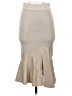 Lulus Metallic Tan Formal Skirt Size S - photo 1