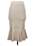 Lulus Metallic Tan Formal Skirt Size S - photo 2