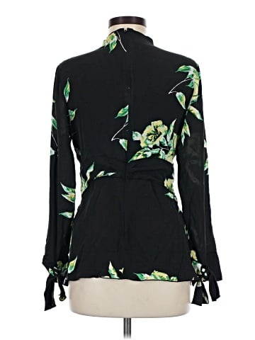 Proenza Schouler Long Sleeve Silk Top (view 2)