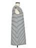 Everly Stripes White Casual Dress Size M - photo 4