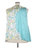 Sejour 100% Polyester Teal Sleeveless Blouse Size 22 - photo 2