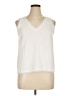 Halogen 100% Polyester Ivory Sleeveless Blouse Size XL - photo 1