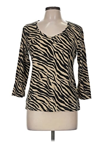 Karen Scott 3/4 Sleeve T-Shirt (view 1)
