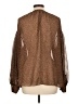 Vince. Brown Long Sleeve Blouse Size L - photo 2