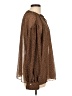 Vince. Brown Long Sleeve Blouse Size L - photo 4
