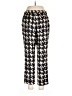 J.Crew 100% Polyester Houndstooth Black Casual Pants Size 10 - photo 2