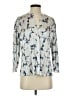 Vince. 100% Polyester Floral Blue 3/4 Sleeve Blouse Size S - photo 1