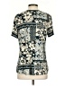 Johnny Was Blue Short Sleeve Henley Size S - photo 2