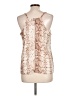 Bar III Ivory Sleeveless Blouse Size L - photo 2