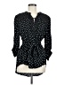 Current/Elliott Black 3/4 Sleeve Blouse Size Med (2) - photo 1