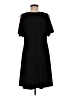 MSK Solid Black Casual Dress Size M - photo 2