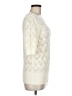 Talbots Chevron-herringbone Ivory Pullover Sweater Size M - photo 4
