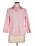 H&M Pink 3/4 Sleeve Button-Down Shirt Size M - photo 1