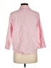 H&M Pink 3/4 Sleeve Button-Down Shirt Size M - photo 2