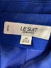 Le Suit 100% Polyester Blue Blazer Size 4 Petite - photo 6