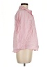 H&M Pink 3/4 Sleeve Button-Down Shirt Size M - photo 4