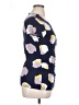 Boden Blue Short Sleeve Top Size 14R - photo 4