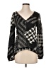Guess 100% Polyester Black Long Sleeve T-Shirt Size S - photo 1