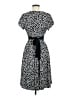 Apt. 9 Polka Dots Black Casual Dress Size M - photo 2