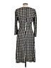 Evan Picone Houndstooth Black Cocktail Dress Size 10 - photo 2