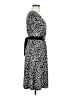 Apt. 9 Polka Dots Black Casual Dress Size M - photo 4