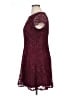 AB Studio 100% Polyester Burgundy Cocktail Dress Size 14 - photo 5