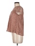 Monteau Brown Short Sleeve Blouse Size M - photo 5