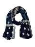 Unbranded Polka Dots Blue Scarf One size - photo 1