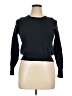 Burberry Brit 100% Merino Extra Fine Wool Black Blue Wool Pullover Sweater Size XL - photo 1