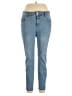 Blue Savvy Solid Blue Jeans Size 33 waist - photo 1