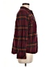 Natural Reflections Plaid Burgundy Long Sleeve Button-Down Shirt Size M - photo 4
