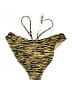 Jonathan Simkhai Animal Print Gold Swimsuit Bottoms Size L - photo 2