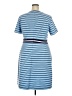 Draper James Stripes Blue Casual Dress Size 2X - photo 2