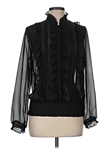 Romeo & Juliet Couture Long Sleeve Blouse (view 1)