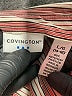 Covington 100% Polyester Stripes Red Long Sleeve Blouse Size L - photo 7